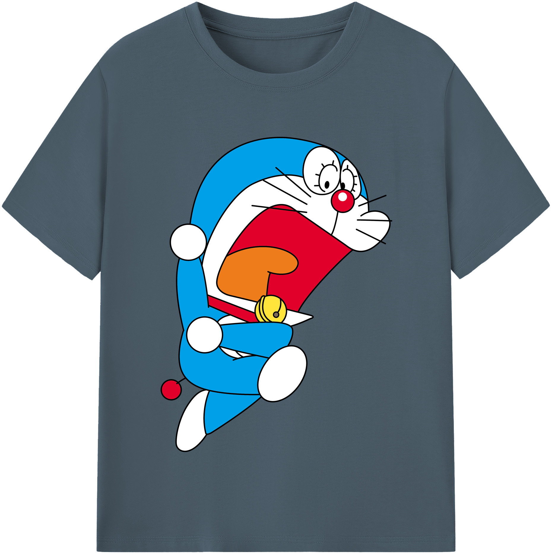 （画像用） ドラえもん Doraemon 綿100％半袖Tシャツ（フロントプリント）